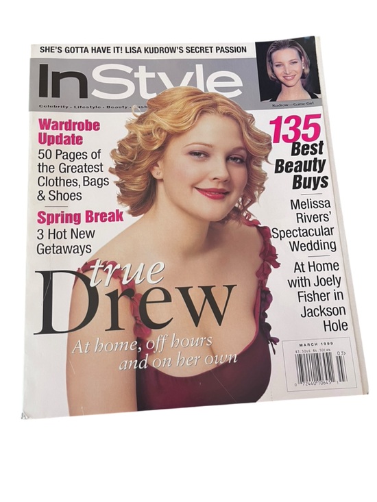 Other - Vintage InStyle March 1999 Drew Barrymore Cover Lisa Kudrow Cruel Intentions